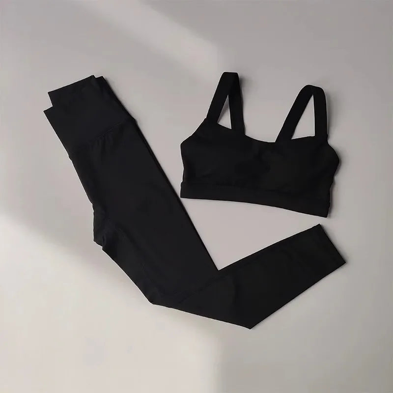 Conjunto de exercício sem costura feminino, sutiã esportivo, leggings de cintura alta, shorts, roupa de ginástica, roupas de treino, roupas esportivas