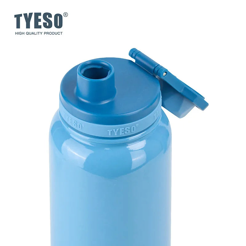 Garrafa térmica de aço inoxidável Tyeso, copo portátil esportivo a vácuo, mantém frio e quente, caneca térmica para carro, copo isolado