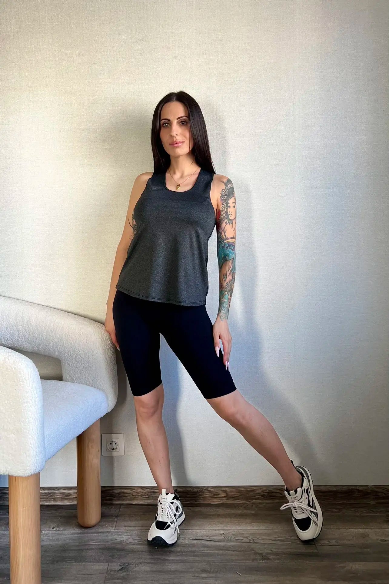 Regata para exercícios sem mangas estilo nadador, feminina, secagem rápida, corrida, treino, colete esportivo, academia, treino, camisetas de ioga